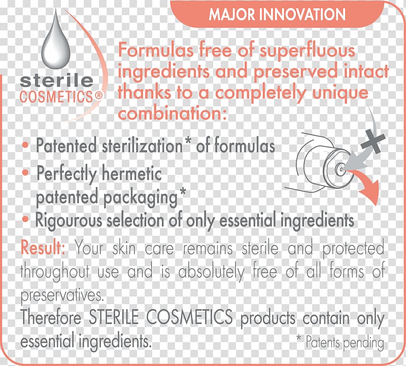 Avène Ingredient Cosmetics Product Packaging and labeling, sterility transparent background PNG clipart