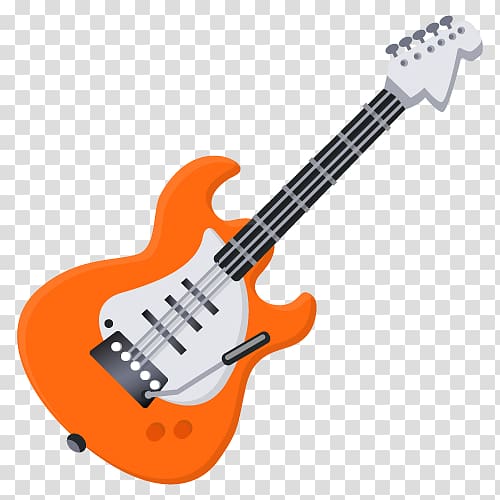 Emoji Electric guitar Musical Instruments, Emoji transparent background PNG clipart