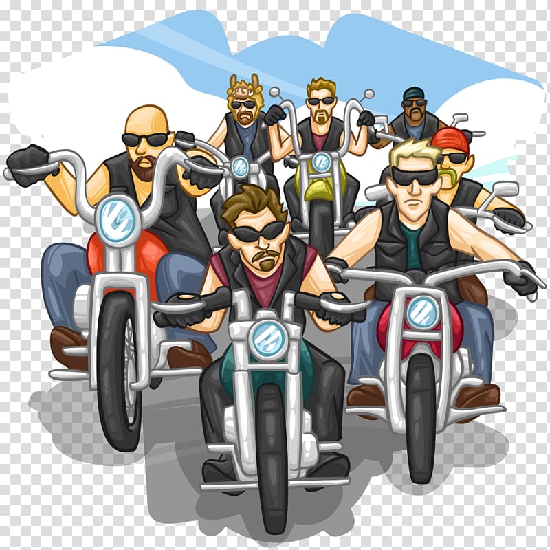 Outlaw motorcycle club Motor vehicle Car, Convoy transparent background PNG clipart