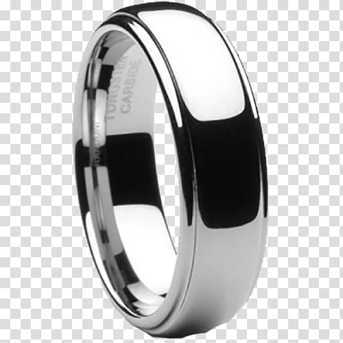 Wedding ring Tungsten carbide Ring size, ring transparent background PNG clipart