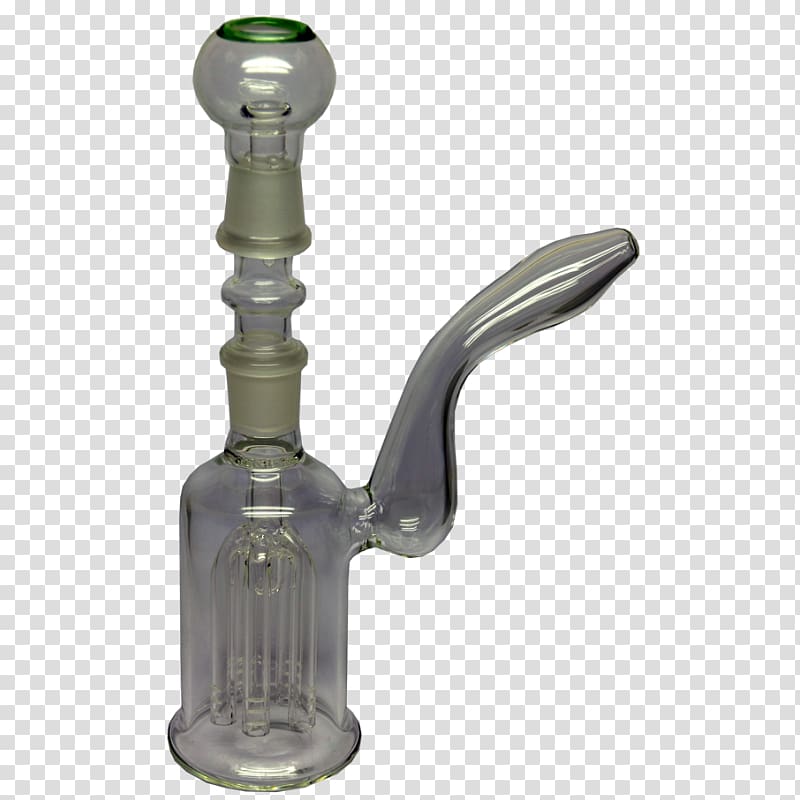 Tobacco pipe Glass Bong Smoking pipe, glass transparent background PNG  clipart