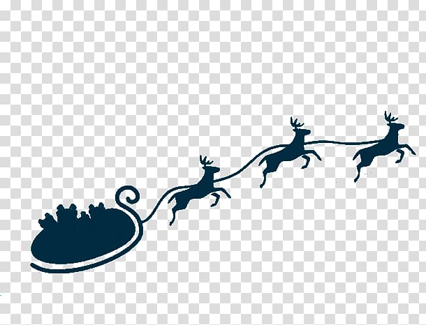 Rudolph Santa Clauss reindeer Santa Clauss reindeer, Three Christmas reindeer transparent background PNG clipart