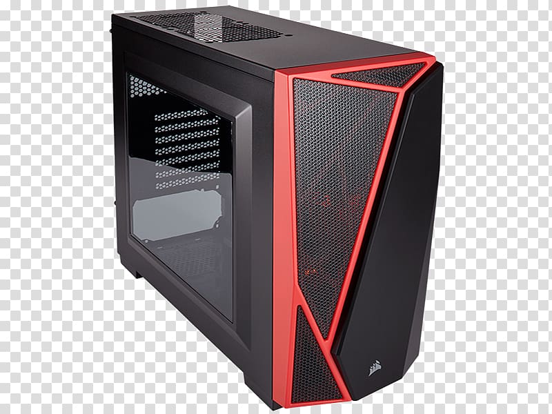 Computer Cases & Housings Corsair Carbide SPEC-04 Mid-Tower Case Black Power supply unit ATX Corsair Components, xbox one motherboard front transparent background PNG clipart