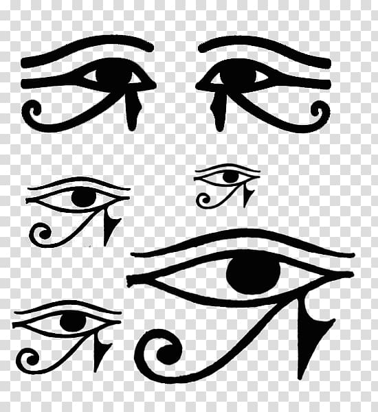 Ancient Egypt Eye of Horus Eye of Ra Egyptian, symbol transparent background PNG clipart