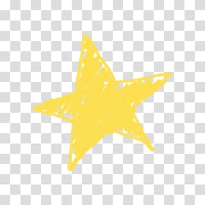 hand-painted graffiti stars transparent background PNG clipart