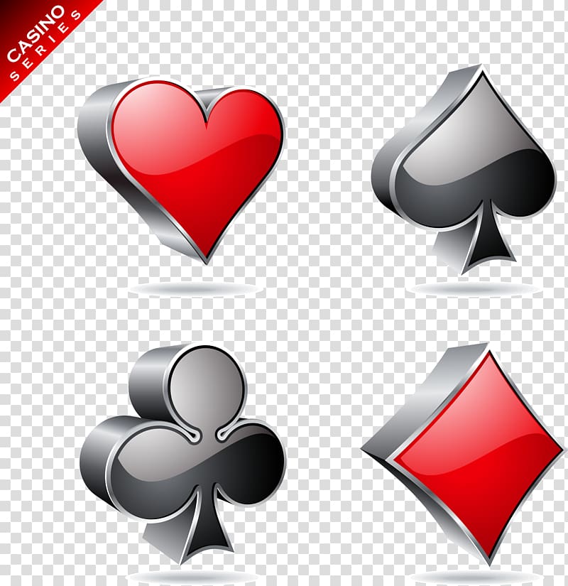 casino series illustration, Cassino Blackjack Casino Gambling Playing card, hand-painted three-dimensional poker pattern transparent background PNG clipart