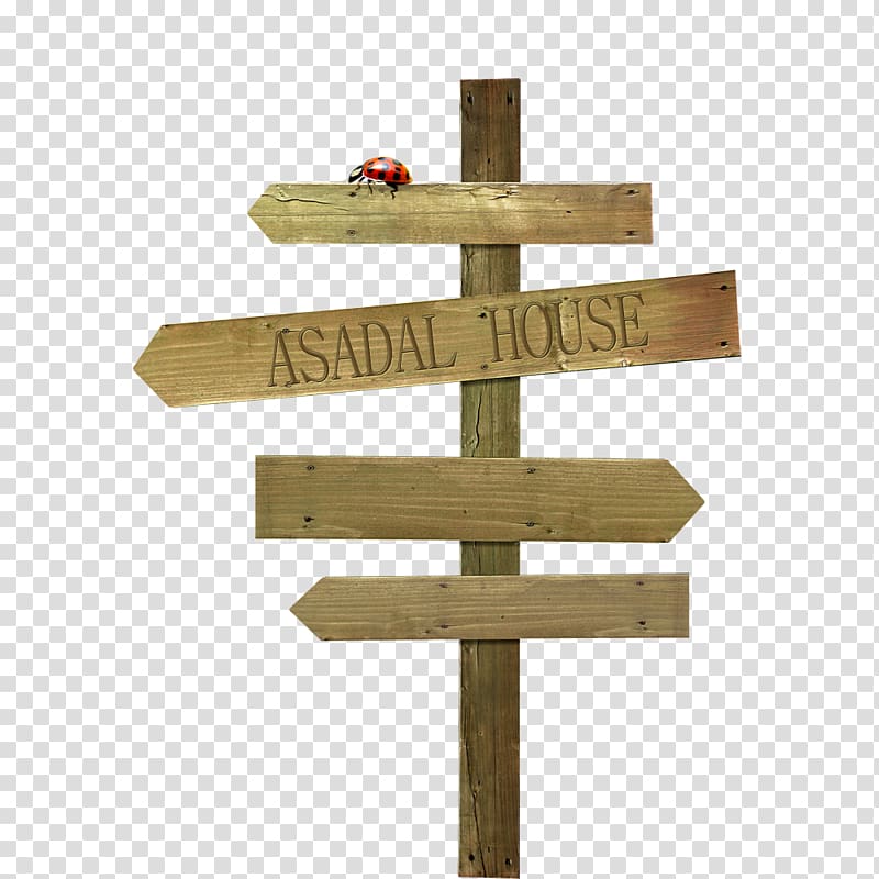 Wood Information sign, Free wooden signpost to pull the material transparent background PNG clipart