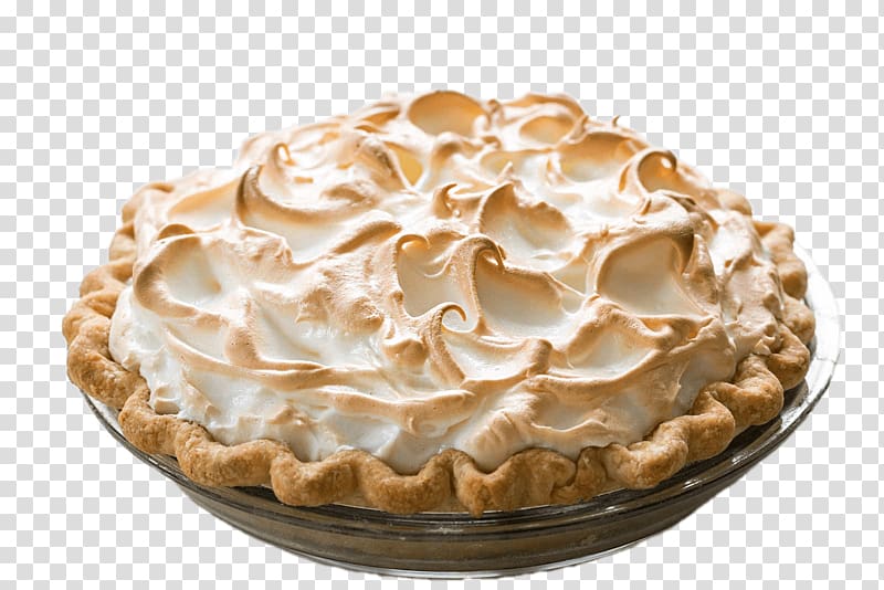 baked pie with meringue, Meringue transparent background PNG clipart