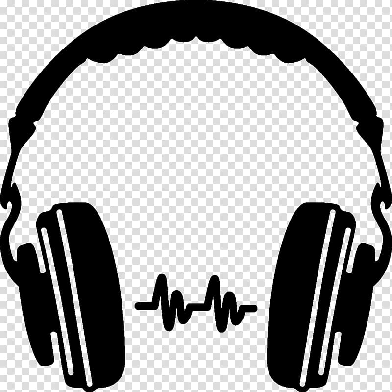 Headphones Silhouette Computer Icons , cartoon headphones transparent background PNG clipart