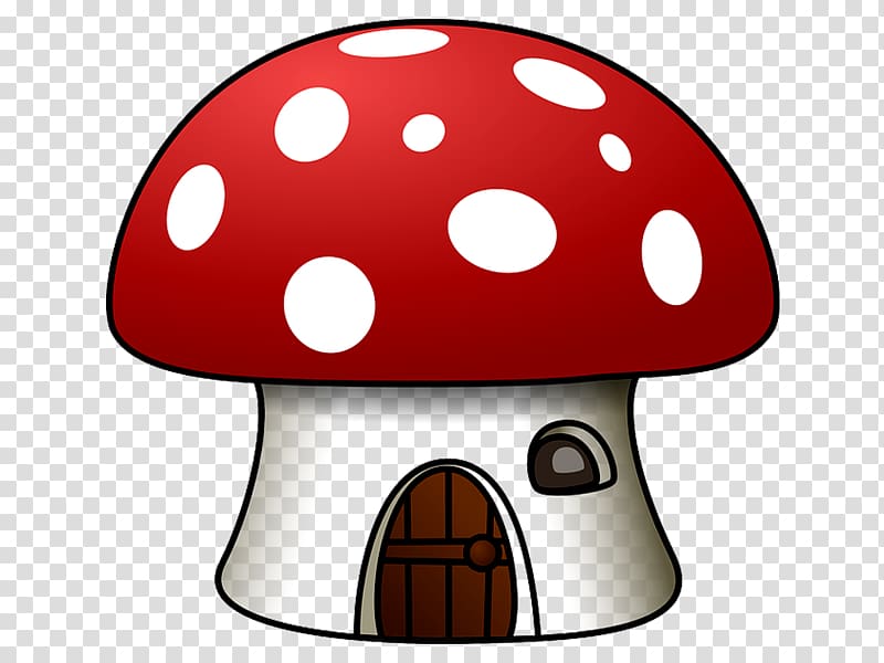 House Drawing Mushroom , smurf transparent background PNG clipart