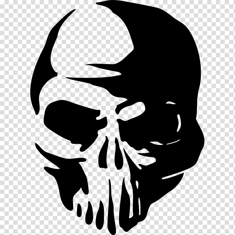 graphics Skull Silhouette Illustration, skull transparent background PNG clipart