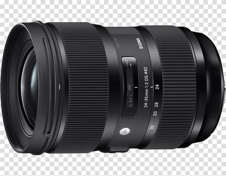 Sigma 24-35mm F2 DG HSM Art Sigma Corporation 35mm format Camera lens Full-frame digital SLR, camera lens transparent background PNG clipart