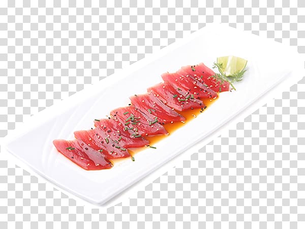 Sashimi Carpaccio Crudo Smoked salmon Kobe beef, others transparent background PNG clipart
