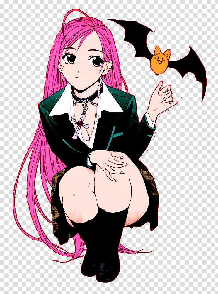 Rosario + Vampire Mangaka Anime Comics, manga transparent background PNG clipart