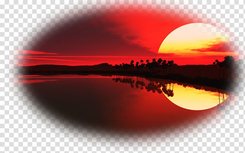 Poster Sunset Sunrise Oil painting Canvas, others transparent background PNG clipart