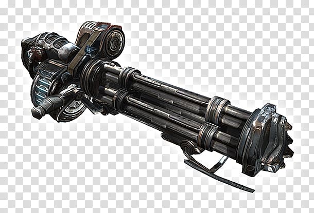 Minigun Weapon Gatling gun Rate of fire, weapon transparent background PNG clipart