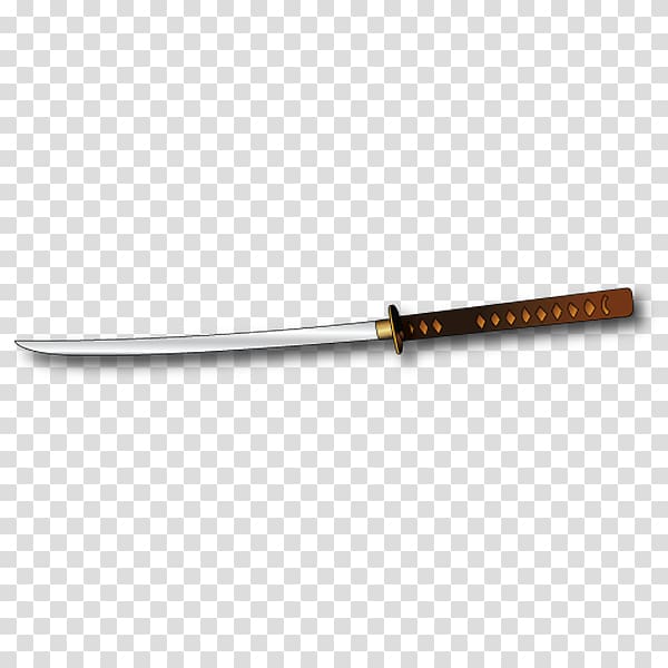 Knife Sword Blade Katana Samurai, katana transparent background PNG clipart