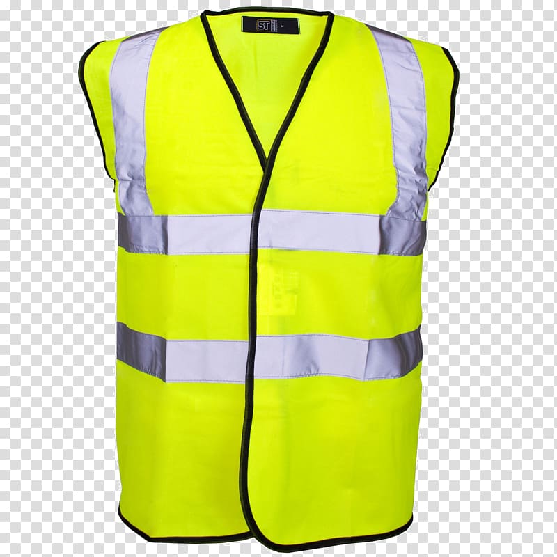 High-visibility clothing T-shirt Gilets Hoodie Waistcoat, vest transparent background PNG clipart