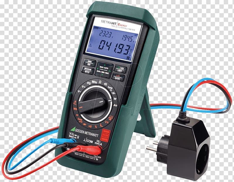 Gossen Metrawatt Digital Multimeter Power Measurement, energy transparent background PNG clipart