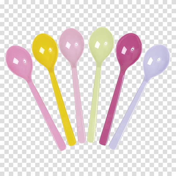 Knife Rice 6-Pack Melamine Teaspoons Cutlery, cosmetics decorative material transparent background PNG clipart