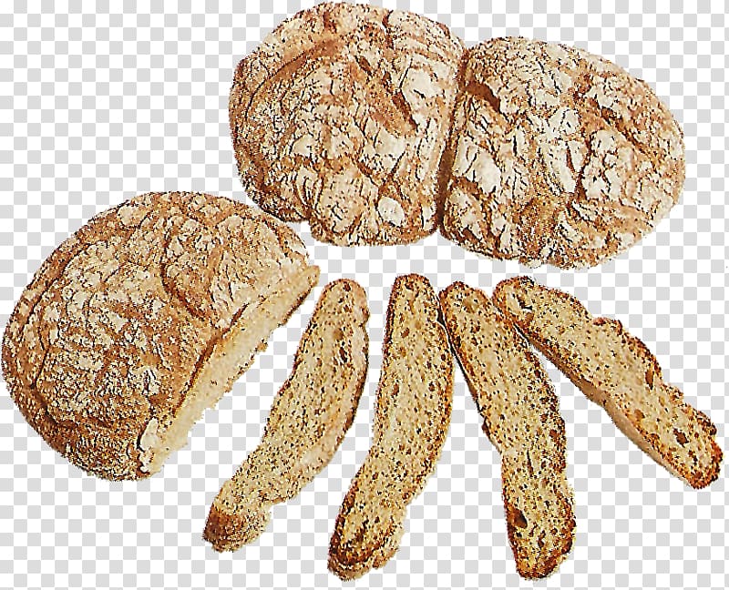 Rye bread Soda bread Brown bread Sourdough, Slow Food transparent background PNG clipart
