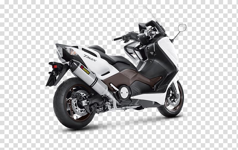 Exhaust system Yamaha Motor Company Scooter Car Yamaha TMAX, Yamaha TMAX transparent background PNG clipart