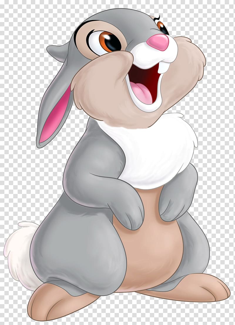 Bambi Thumper Faline , Thumper Bambi , rabbit illustration transparent background PNG clipart