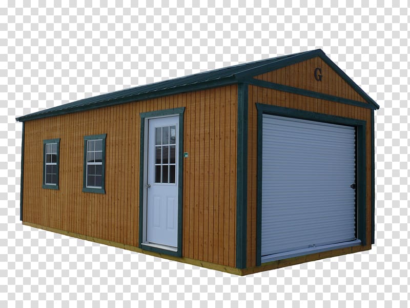 Shed Building House Log cabin Backyard, building transparent background PNG clipart