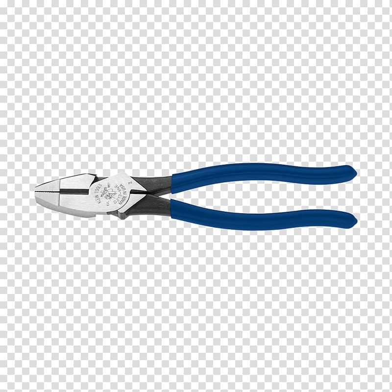 Hand tool Klein Tools Lineman's pliers, Pliers transparent background PNG clipart