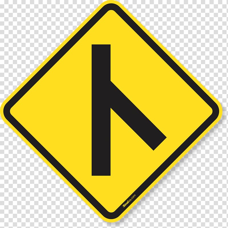 Warning sign Traffic sign Road Intersection, placa de transito transparent background PNG clipart