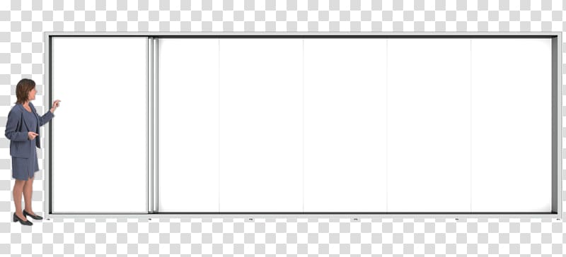 Empty White Marker Board On Transparent Background Realistic