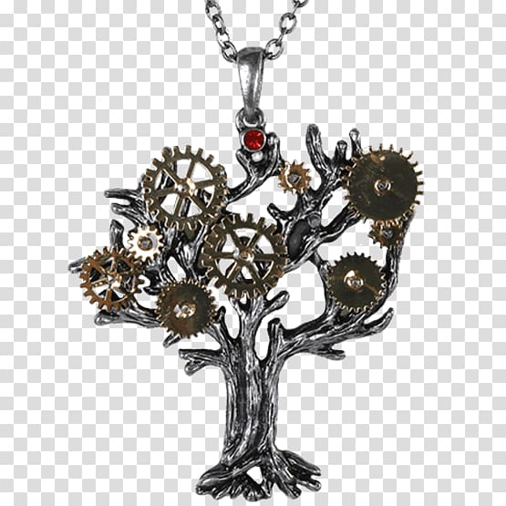 Locket Tree of life Charms & Pendants Celtic sacred trees Necklace, necklace transparent background PNG clipart