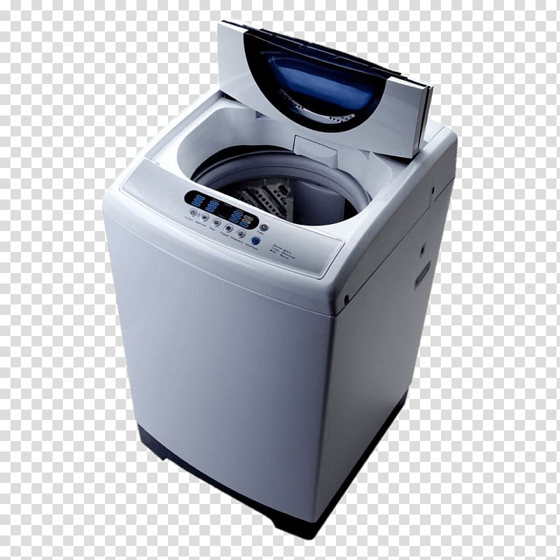 white top-load washing machine, Midea Top Load Washing Machine transparent background PNG clipart