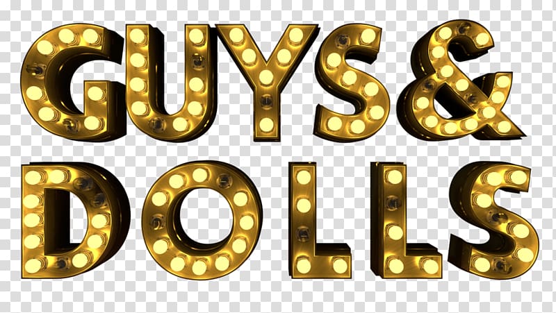 Guys and Dolls Musical theatre Logo, year 2018 year design transparent background PNG clipart