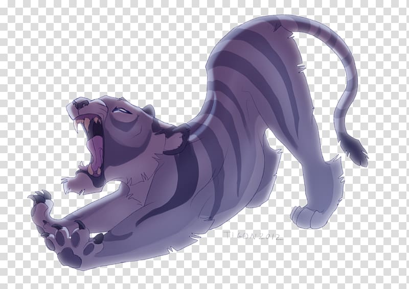Tigon Drawing Work of art, cat yawns transparent background PNG clipart