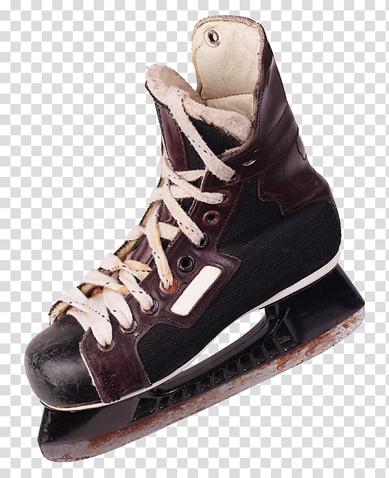 Dress shoe Ice skating Sports equipment, Shoes decoration transparent background PNG clipart