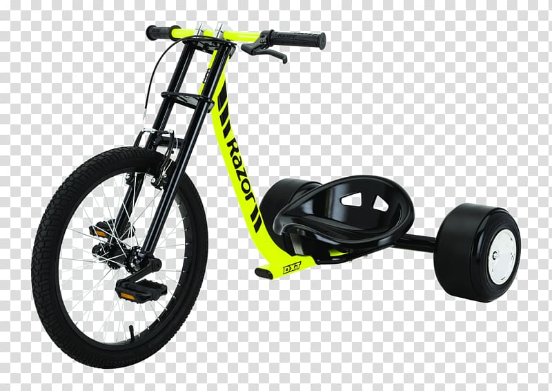 Razor DXT Drift Trike Tricycle Drifting Bicycle, Bicycle transparent background PNG clipart