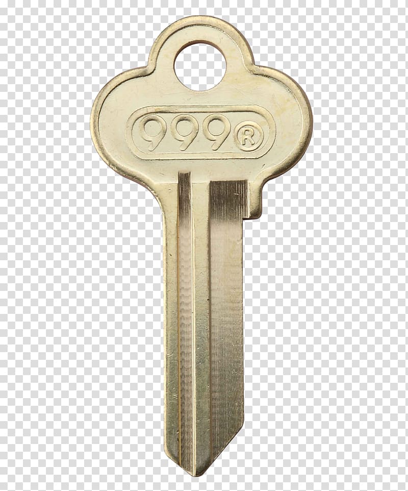 brass-colored 999 key illustration, Key Security token Door, Key transparent background PNG clipart