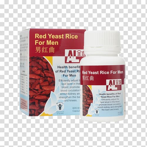 Dietary supplement Red yeast rice Health Cholesterol Red Star Yeast, health transparent background PNG clipart