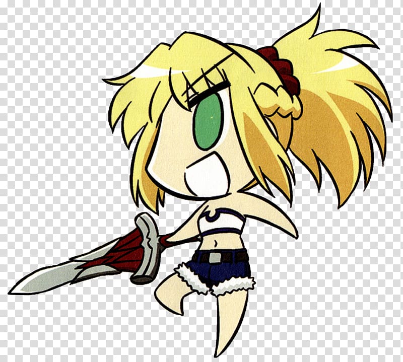 Fate/stay night Fate/Extra Mordred Fate/Grand Order Saber, Anime transparent background PNG clipart