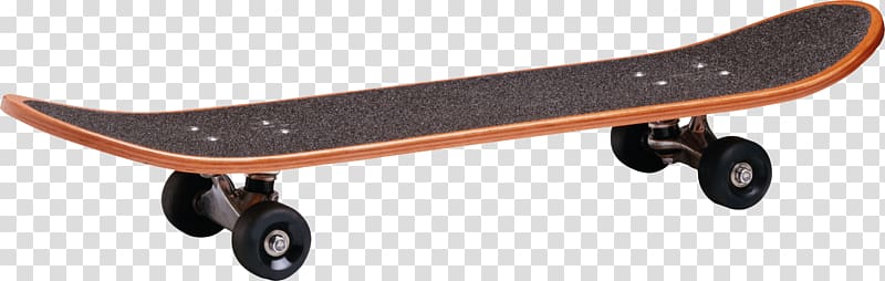 black skateboard, Skateboard Side transparent background PNG clipart