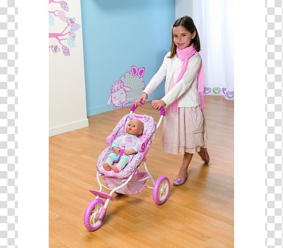 Baby Transport Doll Stroller Toy Zapf Creation, doll transparent background PNG clipart