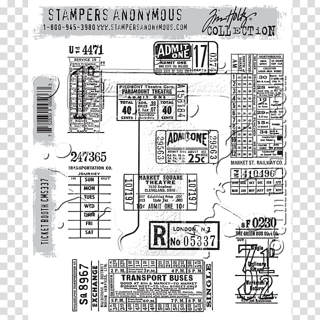 Rubber stamp Postage Stamps Ticket Sizzix Stampers Anonymous, Ticket booth transparent background PNG clipart