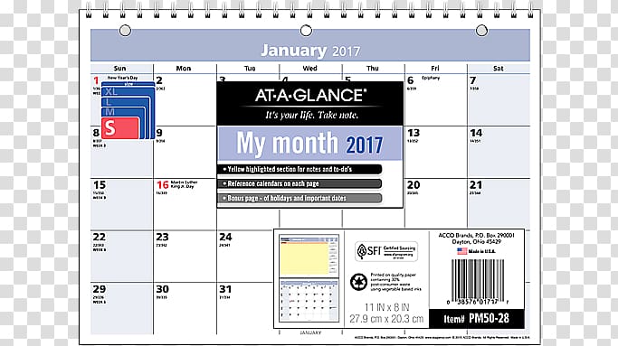 Calendar Diary Desk pad Office, others transparent background PNG clipart