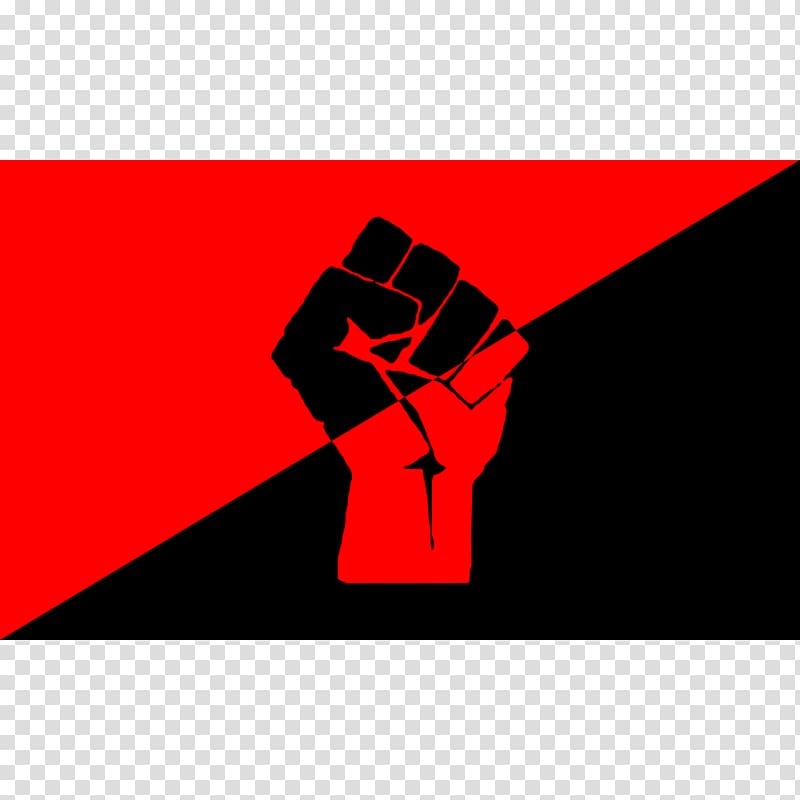 Logo Anarcho-capitalism Brand, black fist transparent background PNG clipart