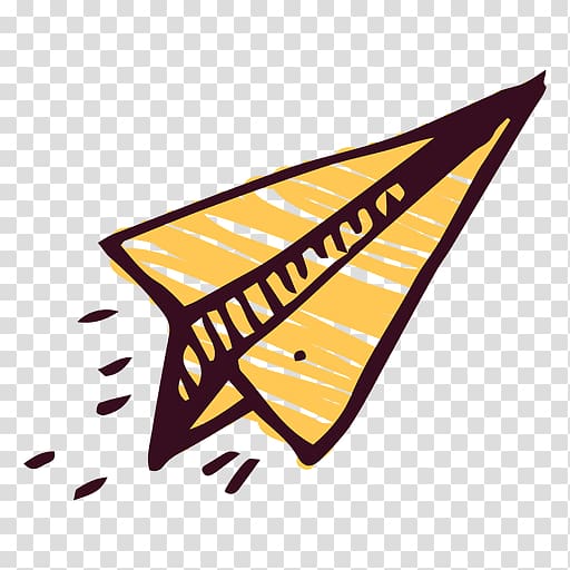 Paper plane Airplane Drawing, paper transparent background PNG clipart