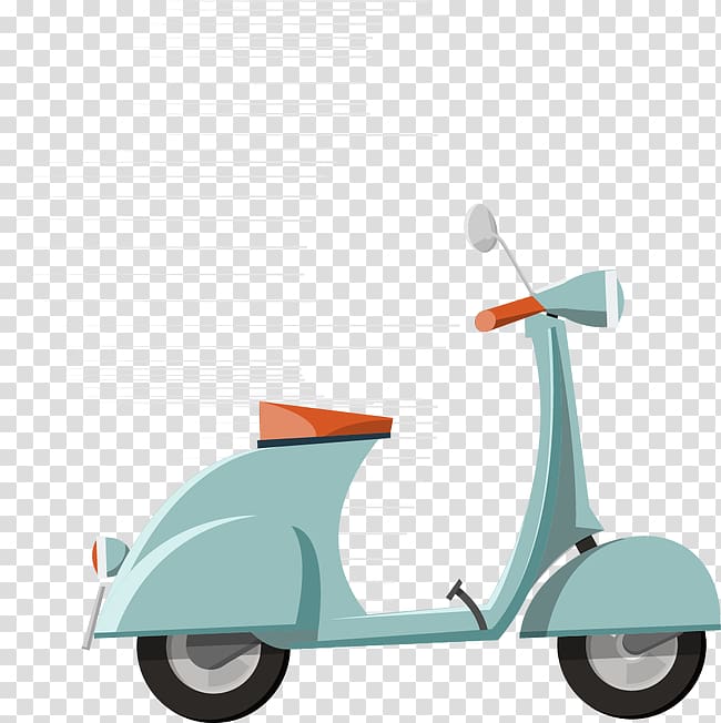 Electric vehicle Car Scooter Motorcycle, Motorcycle pull the wind transparent background PNG clipart