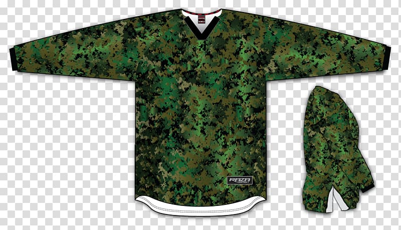 Military camouflage Jersey Woodsball Sleeve, Pro Paintball Shop transparent background PNG clipart