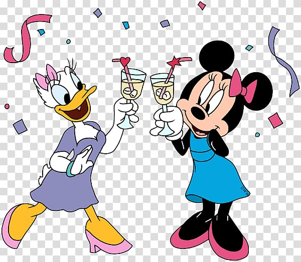 Minnie Mouse Mickey Mouse Daisy Duck Goofy , Disney Holiday transparent background PNG clipart