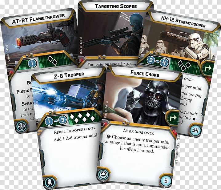 Star Wars Miniatures Battle of Hoth Fantasy Flight Games, others transparent background PNG clipart